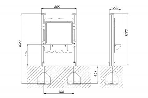 Развивающий элемент «Стенка для рисования»