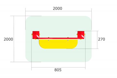 Развивающий элемент «Стенка для рисования»