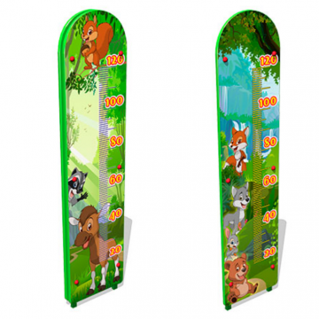 Ростомер уличный двусторонний «Лесной мир»