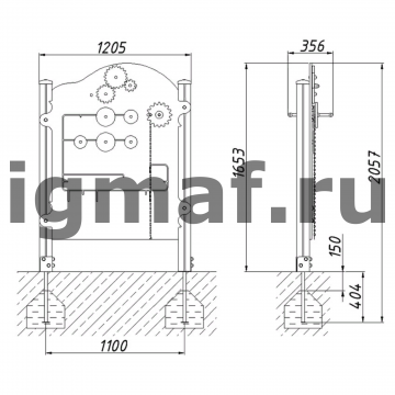 Развивающий элемент Автосервис
