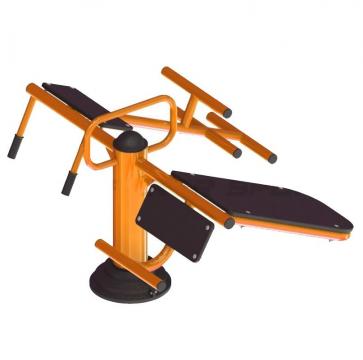 Тренажер уличный детский Пресс + Гиперэкстензия ТДС 247