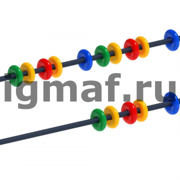 Счеты 15 колец для теневого навеса