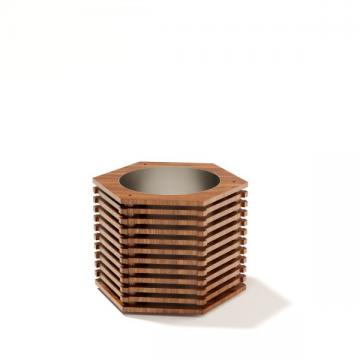 Параметрическая цветочница Шестигранник