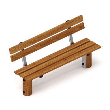 Скамья (лиственница темный) МФ 42.04.02-Л.И1.01