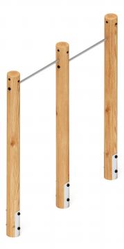 Турник взрослый двойной (лиственница) СО 2.20.09-Л.И1
