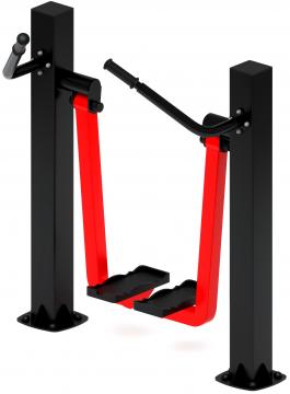 Шаговый (красный) - Уличный тренажер - СТ 005-11.И1