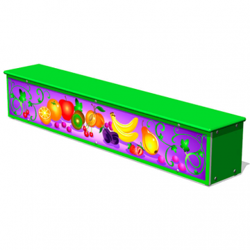 Ящик-скамья Фрукты М1 для теневого навеса