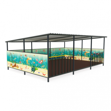 Теневой навес Эконом (Морской)