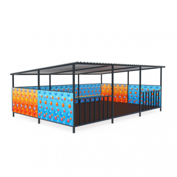 Теневой навес Эконом (Пузыри)