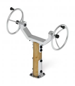 Тренажер рули (положение сидя) (лиственница орех) СТ 106-Л.И2.02