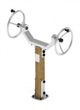 Тренажер рули (положение стоя) (лиственница орех) СТ 105-Л.И2.02