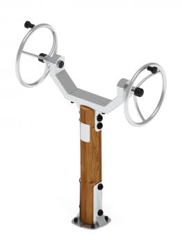 Тренажер рули (положение стоя) (лиственница темный) СТ 105-Л.И2.01