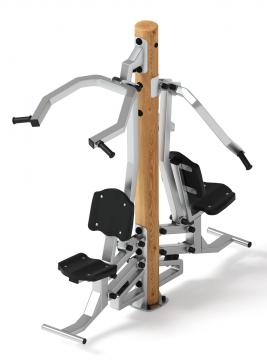 Тренажер тяга верхняя + жим от груди (лиственница) СТ 027-Л.И3