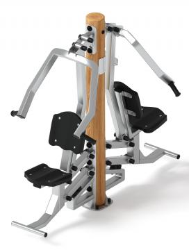 Тренажер жим от груди двойной (лиственница) СТ 030-Л.И3