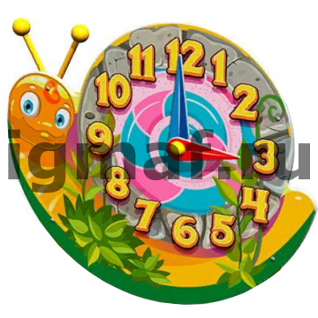 Игровая панель Часы Улитка для теневого навеса