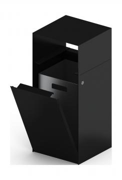 Урна парковая (черная) - МФ 50.02.01-01  (под анкера)