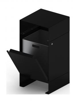 Урна парковая (черная) - МФ 50.02.04-01  (под анкера)