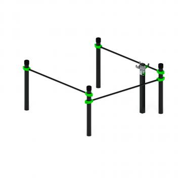 Воркаут 108.Комплекс для выполнения испытаний рывок  (зеленый) ВТ 02.09-02