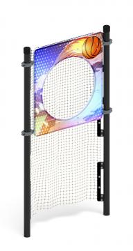 Воркаут 89. Мишень на стойках круглая  (серый) ВТ 01.12-03