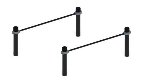 Воркаут 108.  Прыжок в длину с места (серый) ВТ 02.04-03