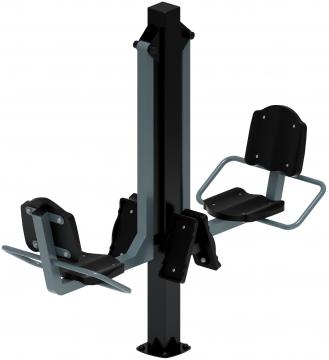 Жим ногами двойной (серый) СТ 032-13