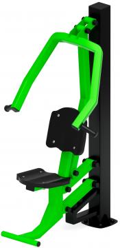 Жим от груди (зеленый) - Уличный тренажер - СТ 006-12.И1