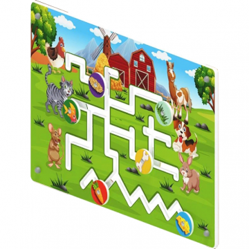 Игровая панель Покорми животных для теневого навеса