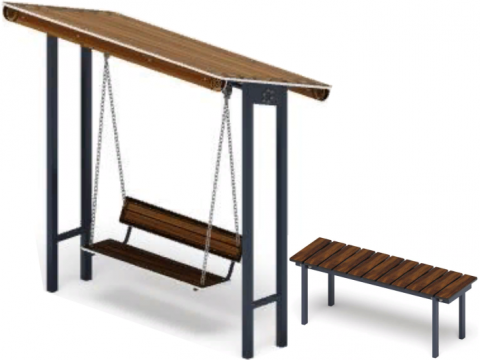 Универсальная уличная мебель