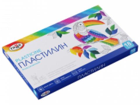 Пластилин Гамма «Классический», 18 цветов, 360г, со стеком, картон. упак.