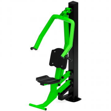 Жим от груди (зеленый) - Уличный тренажер - СТ 006-12.И1