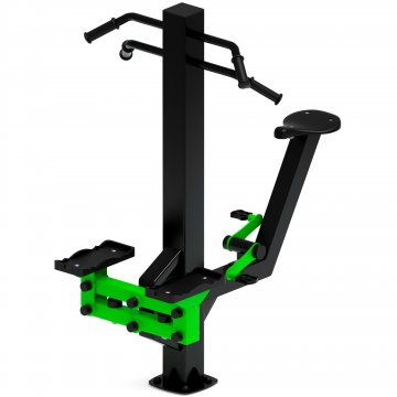 Степ+Вело (зеленый) - Уличный тренажер - СТ 018-12.И1