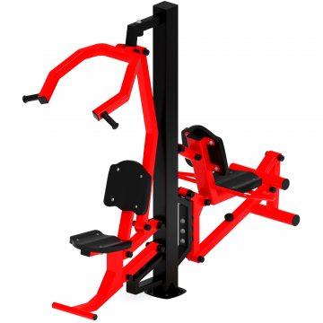 Тяга верхняя+Флекс (красный) - Уличный тренажер - СТ 021-11.И1