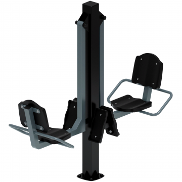 Жим ногами двойной (серый) СТ 032-13