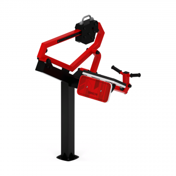 Бицепс стоя (красный) - Уличный тренажер - СТ 035-11.И1