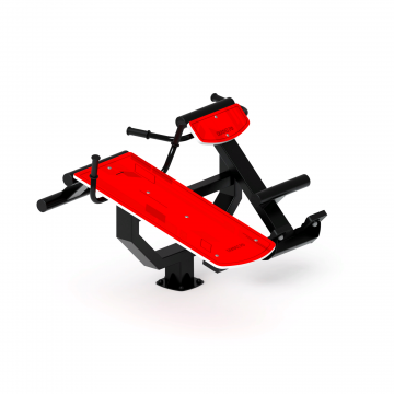 Гиперэкстензия+ лавка пресс (красный) СТ 038-11