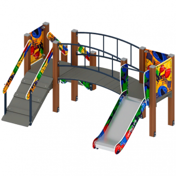 Карапуз (Граффити) - ДИК 1.001.06-03 - Игровой комплекс Н=750