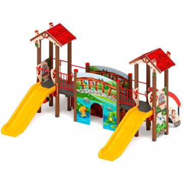 В гостях у сказки  горка пластиковая  Н 900 ДИК 1.05.01-20