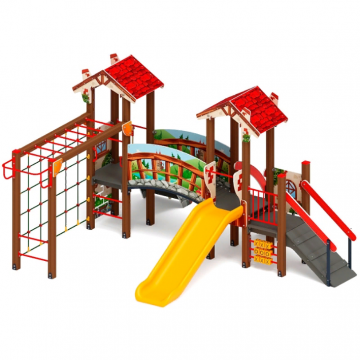 В гостях у сказки горка пластиковая Н 900 ДИК 1.05.01-26