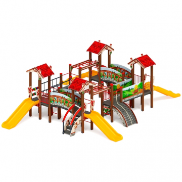 В гостях у сказки горка пластиковая Н 900 ДИК 1.05.01-28