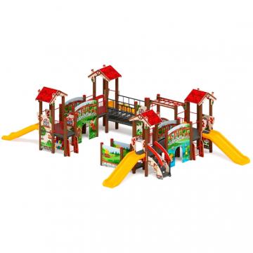 В гостях у сказки горка пластиковая Н 900 ДИК 1.05.01-30