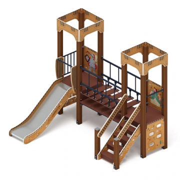 Королевство (Картонное) - ДИК 1.15.07-12 - Игровой комплекс H=900