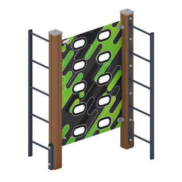 Стенка для лазанья тип 1 - СО 1.20.04-01 (зеленый принт)