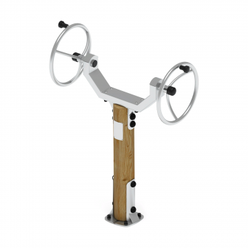 Тренажер рули (положение стоя) (лиственница орех) СТ 105-Л.И2.02