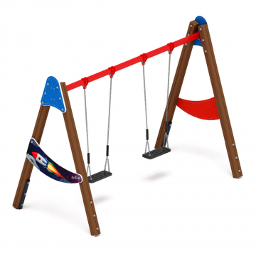 Качели двойные Д2 - ИО 12.Д.03.03.02-П - (Космопорт)