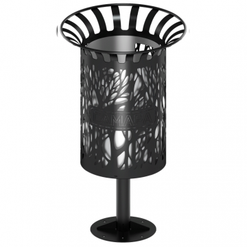 Урна (с баком) (под анкера) МФ 50.04.01-02.А.Логотип