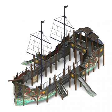 Флагман (Летучий Голландец) - ДИК 2.03.3.03-11.И1 - Игровой комплекс - H=1200 H=1500 H=2000