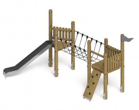 Игровой комплекс (лиственница орех) ДИК 2.24.05-Л.02.И1.02