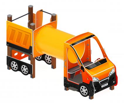 Машинка (оранжевый) тип 2 - ДИК 1.03.1.02-01 - Игровой комплекс H=750