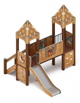 Королевство (Картонное) - ДИК 1.15.06-22 - Игровой комплекс H=900