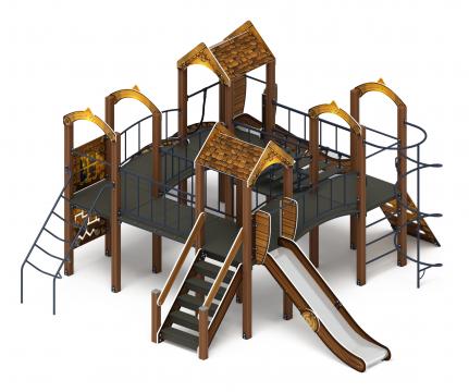 Дворик детства (ЭКО) - ДИК 2.01.4.01-02 - Игровой комплекс H=1200